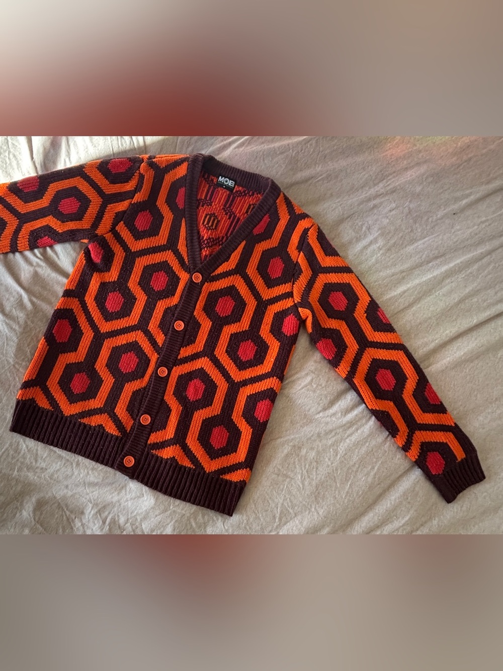 The Shining Hotel V-Neck Cardigan -Halloween Spooky Goth Horror Stephen King Fan